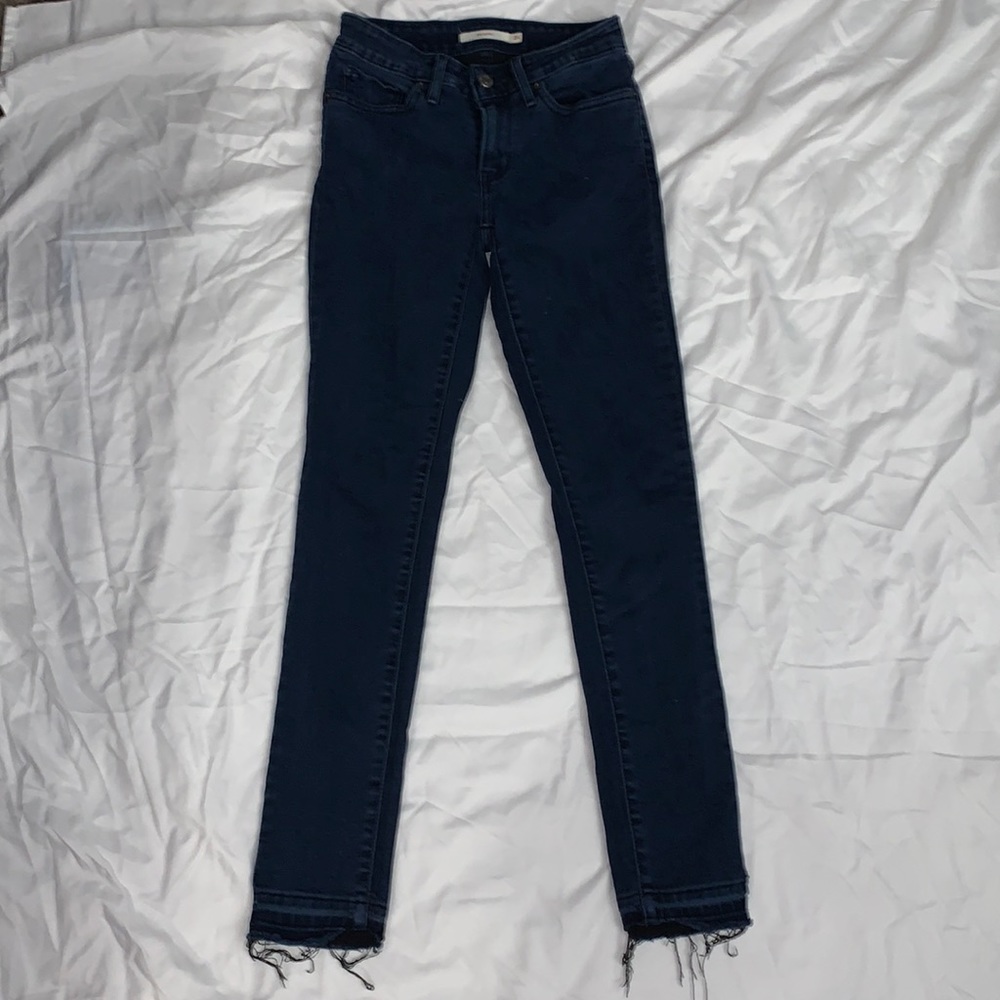 Skinny Blue Jeans